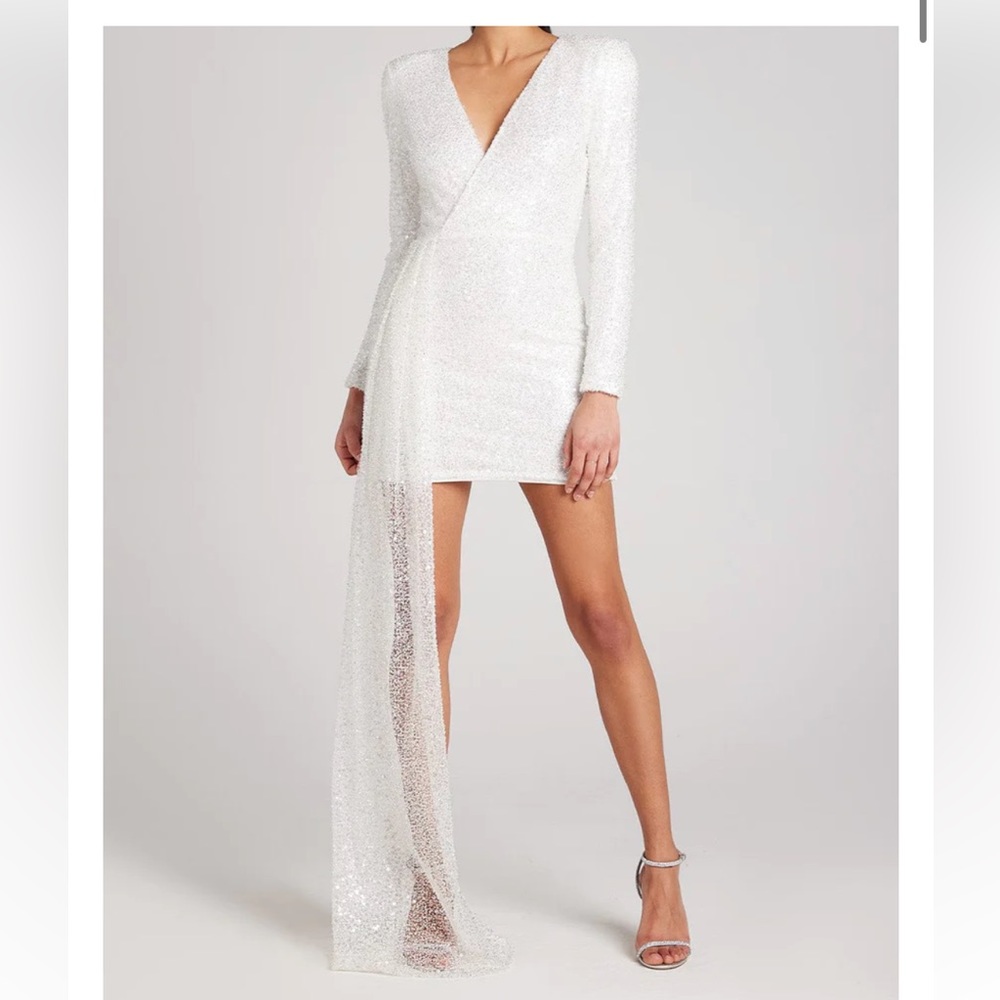 Nadine Merabi Leah White Dress New With Tags never worn! Size Small